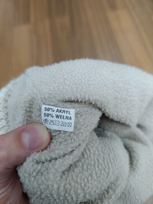 Căciulă Premium de Iarnă: 50% Lână, Căptușeală Integrală Fleece (Bej)