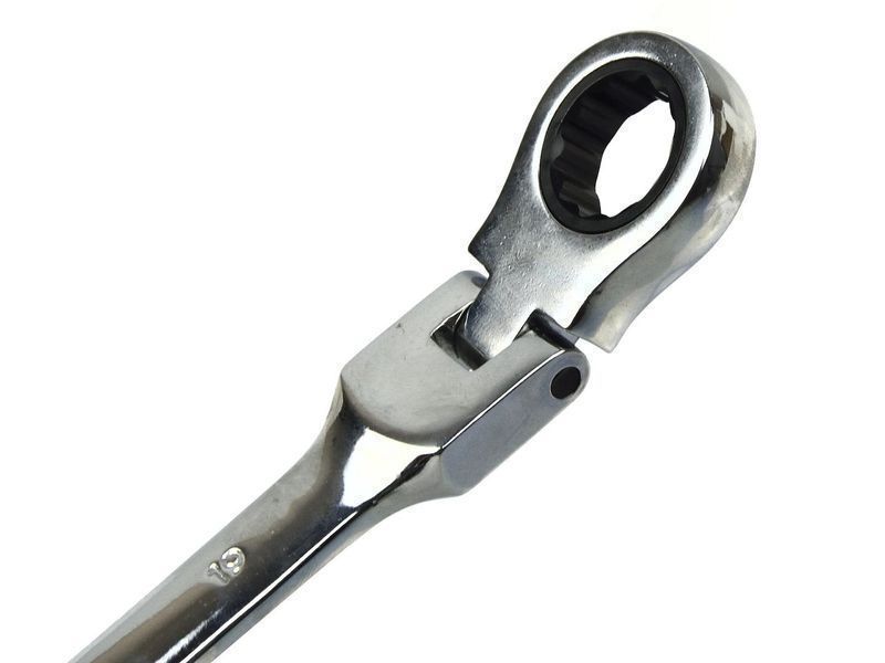 Комплект комбинирани ключове с тресчотка 8-19 мм 6 бр. geko