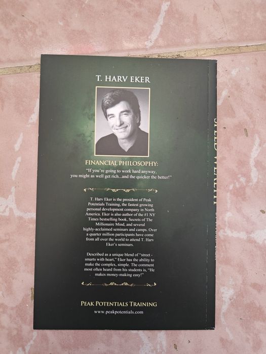 Speed wealth T. Harv Eker carte