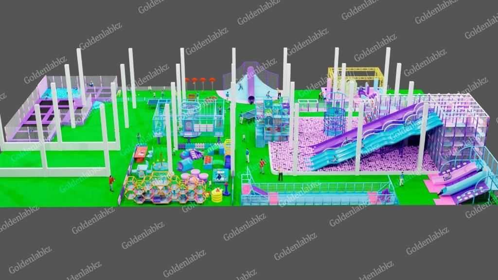 Лабиринты Батуты и Другие аттракционы от производителя