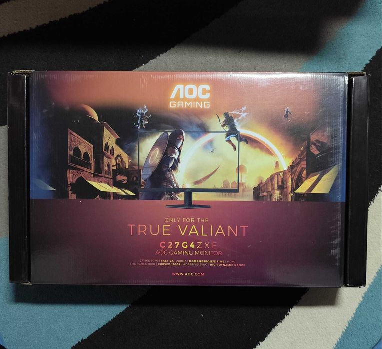 AOC C27G4ZXE, 27", Full HD, VA,  280Hz, HDR10, Curbat
