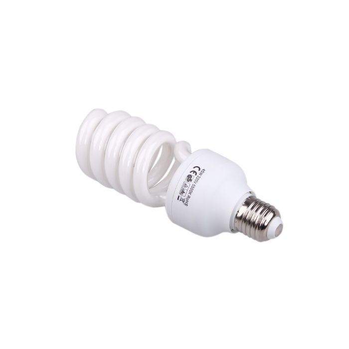 E27 220v 5500k 45W Light Bulb for Photography, bec fluorescent