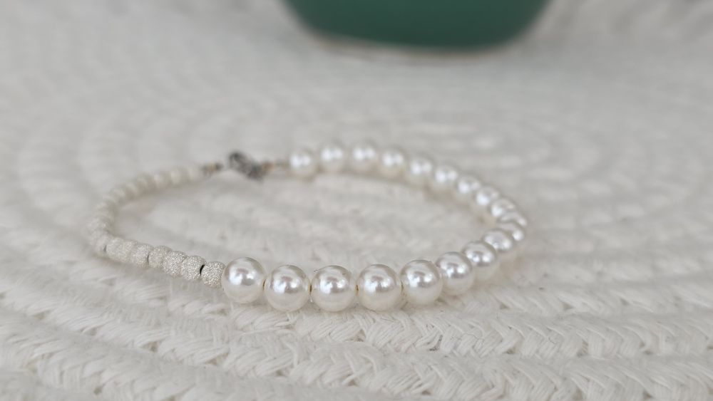 Bratara perle&argint