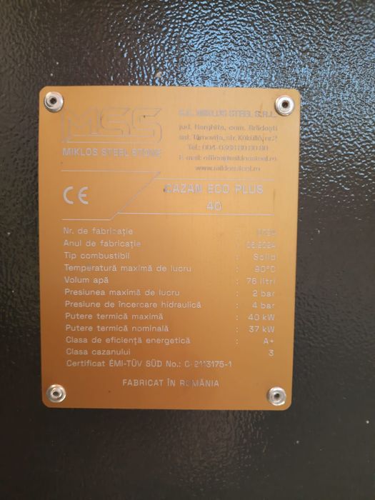 Centrala termica pe lemne