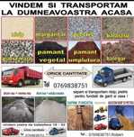 Transport NON-STOP nisip piatră pământ negru chișai bălegar cal vacă