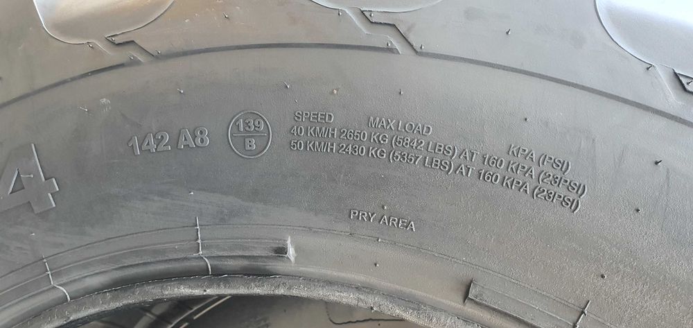 420/85R34 cauciucuri radiale de la GTK noi cu insertie Metalica WYX4