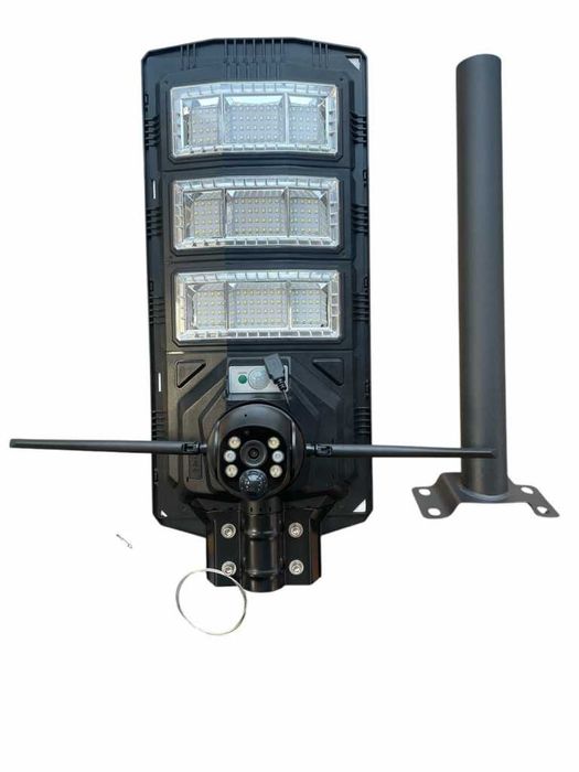 Интелигентна 2 в 1 улична соларна лампа с вградена 5MP камера – 1800W