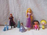Set 7 figurine/papusi Disney=Cenusareasa,Ana,Elsa,Printesa Sofia