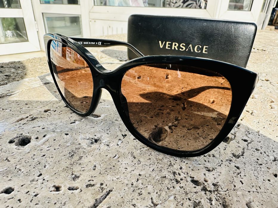 Ochelari dama Versace Butterfly originali 100% !   + toc piele !