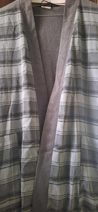 halat de casa baie nou gri antracit in carouri marime 48XL pret120 lei