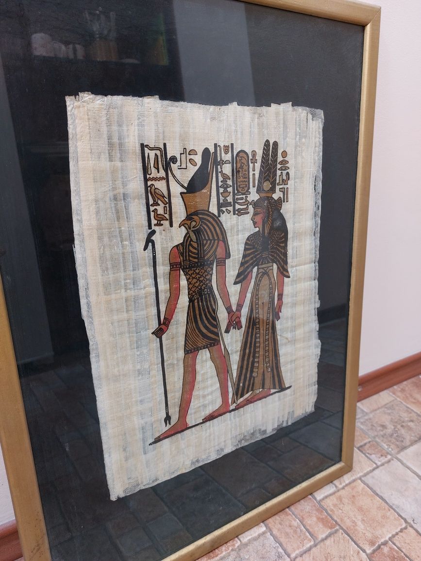Картина на папирусе Египет