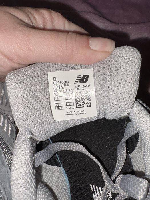 Pantofi 42 New Balance 9060 Alb Albi Gri Negru Negri noi nepurtati new