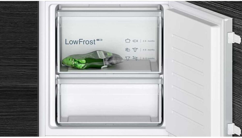 Хладилник с фризер за вграждане SIEMENS KI87VVSE0