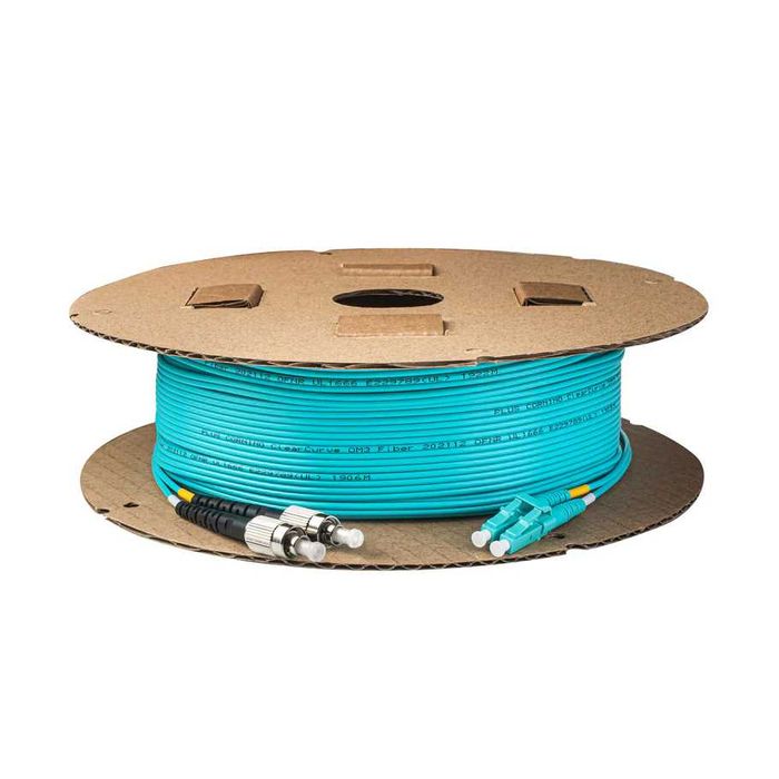 Cablu patch fibră optică 80m duplex multimod SpeedyFiberTX OM4 FC LC
