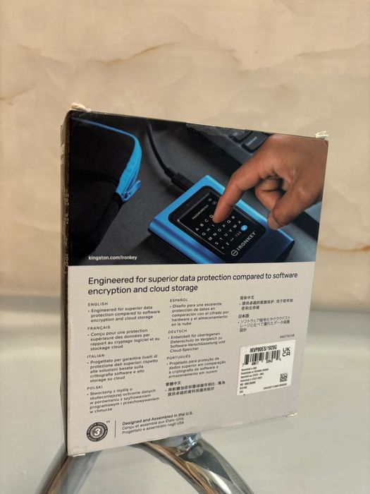 KINGSTON 1920GB IronKey Vault Privacy 80 Encrypted External SSD NOU
