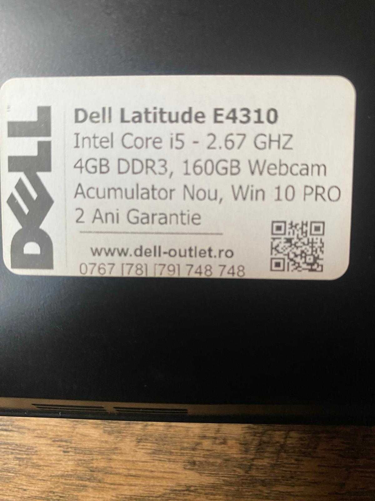 Laptop Dell Latitude E4310 ! I5 + 4 GB DDR + LICENTA WINDOWS