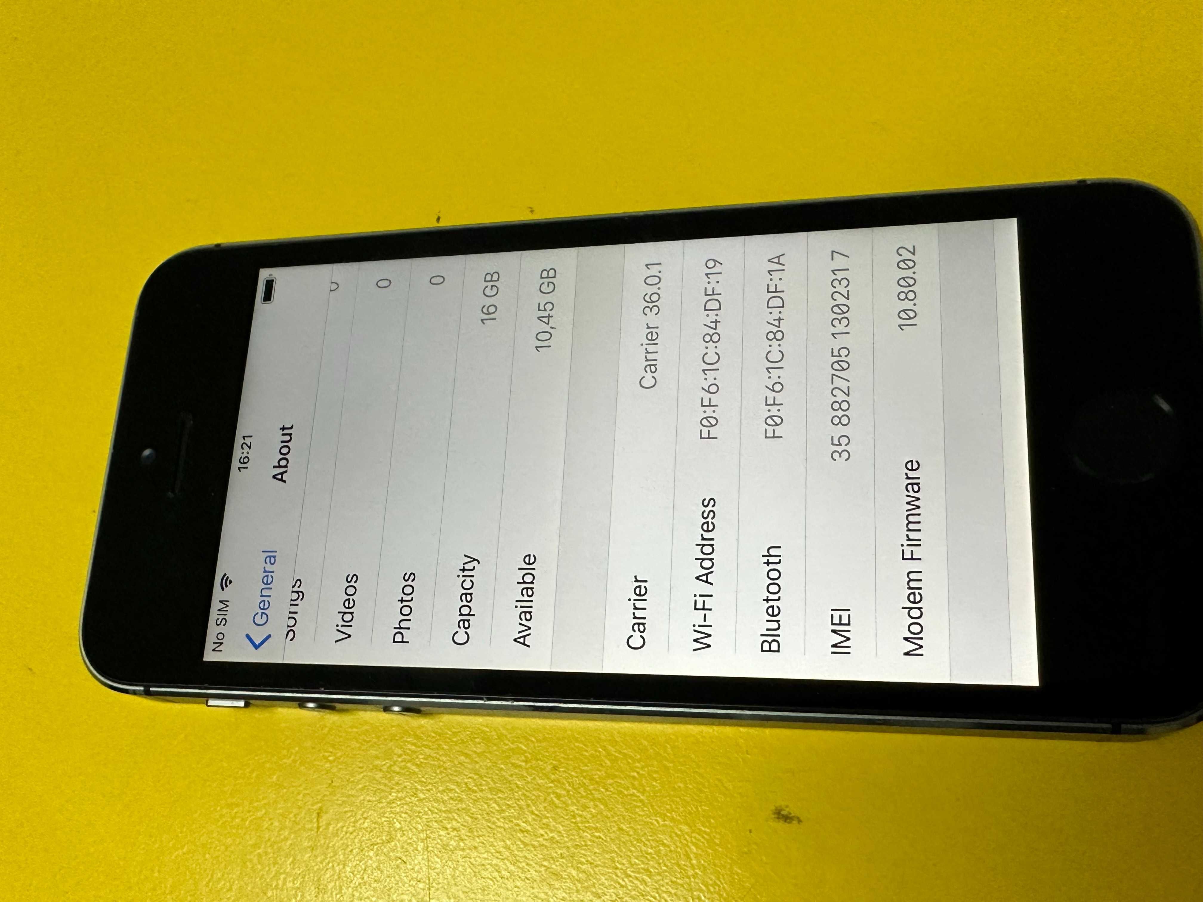 Apple IPhone 5S 16gb