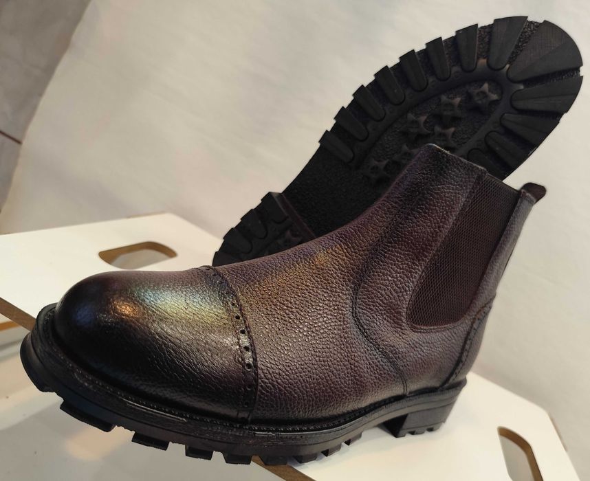 Ghete chelsea cap toe 42 42.5 Lavoratione Artigianale NOI piele moale
