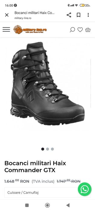 Ghete Nr 39 Haix Commander GTX Meindl scarpa lowa bocanci