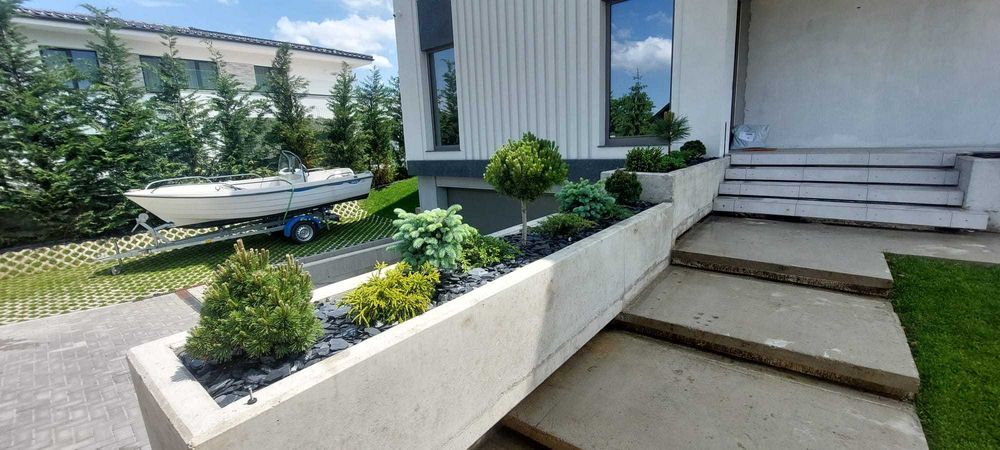 Proiectare, irigații, amenajare, întreținere grădini, spații verzi