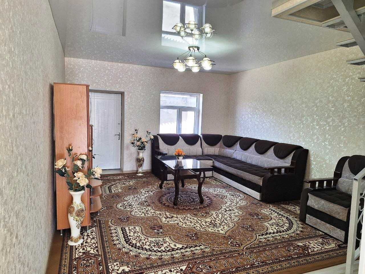 Сергели. Продам  дом на земле, 2.этажный 3-ком, . 94 кв.м. НОВОСТРОЙКА