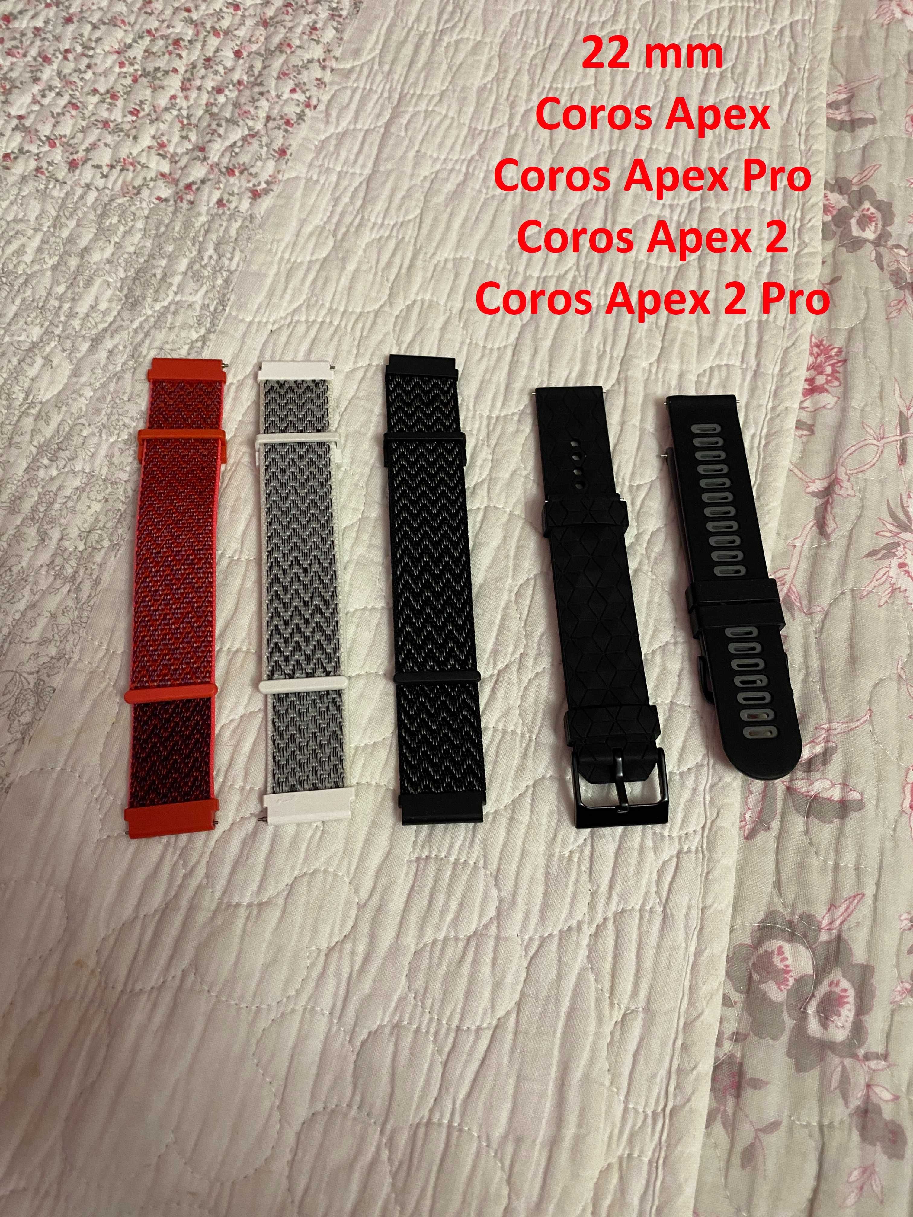 Каишки за Coros Apex 2 Pro, Pace 2, Amazfit, Mi Band 3, 4, 5 и 6