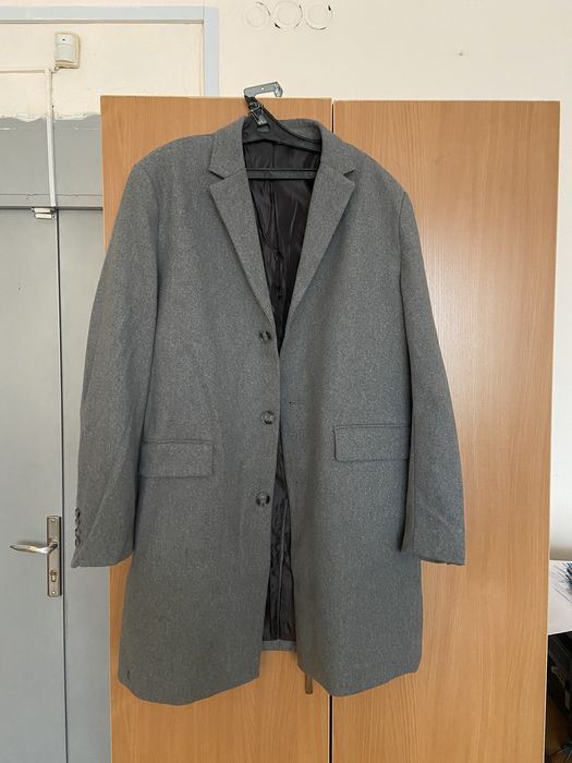 Мужское пальто H&M шерстяное
