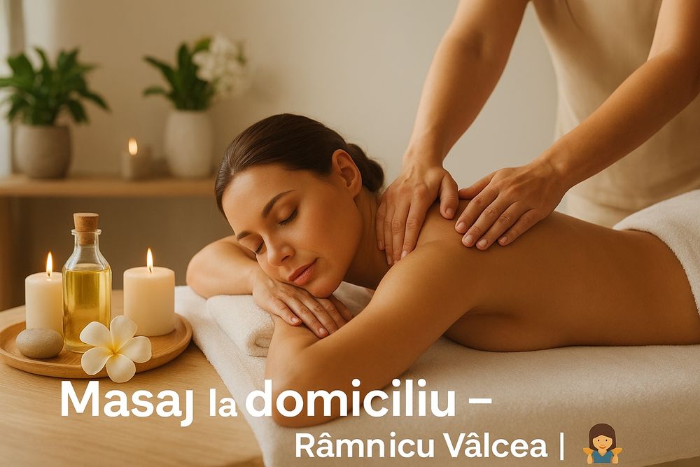 Bună!Ma numesc Luiza si ofer masaj profesional la domiciliul ! In Rm.V