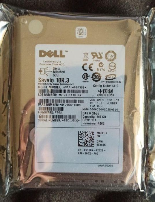 Жесткий диск Dell 146GB X160K X829K