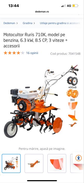 Motocultor ruris 710 k