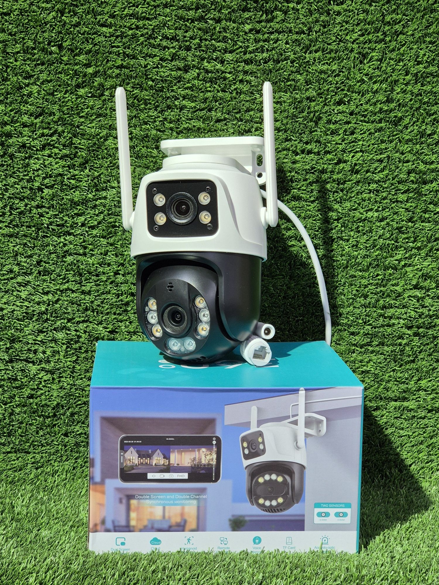 Kamera WiFi 6mp (3+3mp) 2 linzali