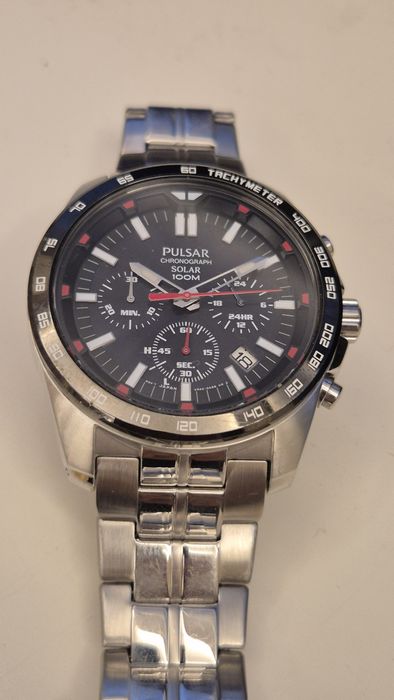 Ceas Pulsar solar cronograf dimensiune 46mm