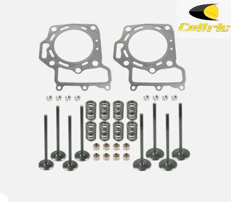 НОВИ Клапани Пружини Гумички Гарнитури за Kawasaki KFX700 KVF750