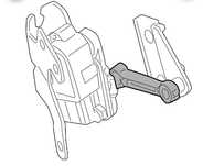 Brat senzor nivel Mercedes 212, 204 xenon suspensie