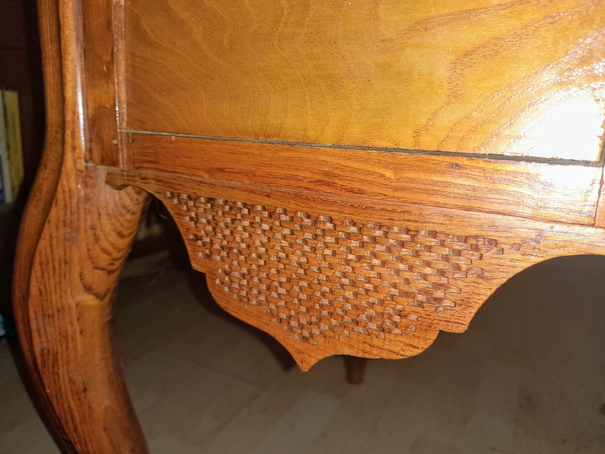 Birou antic Cehoslovacia anii ’20 – lemn masiv, stil baroc