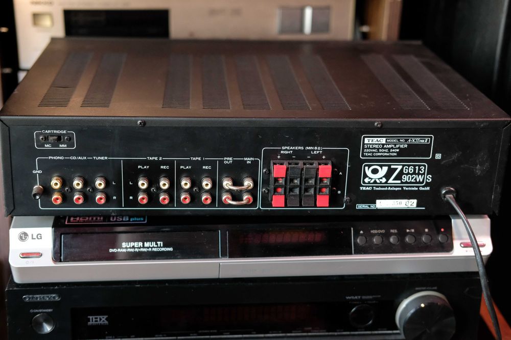 Teac AX 55 MK , Fisher CA-271 amplituner  Fisher RS-9020 Yamaha R-S300