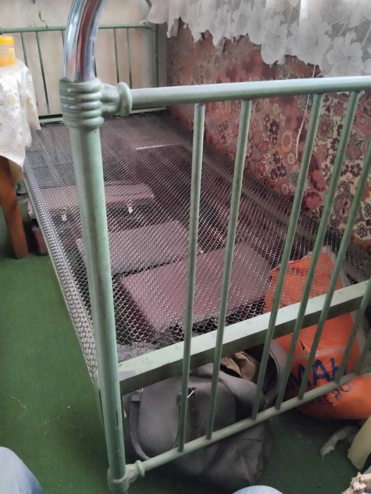 Кровать панцирная середина ХХ века.