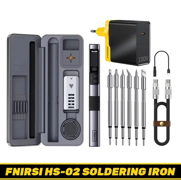Новинка паяльник Fnirsi hc -02A