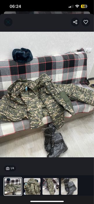 Полная зимня военная экипировка