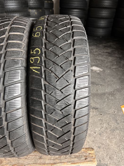 2 anvelope iarna 195/65/15 , Dunlop !
