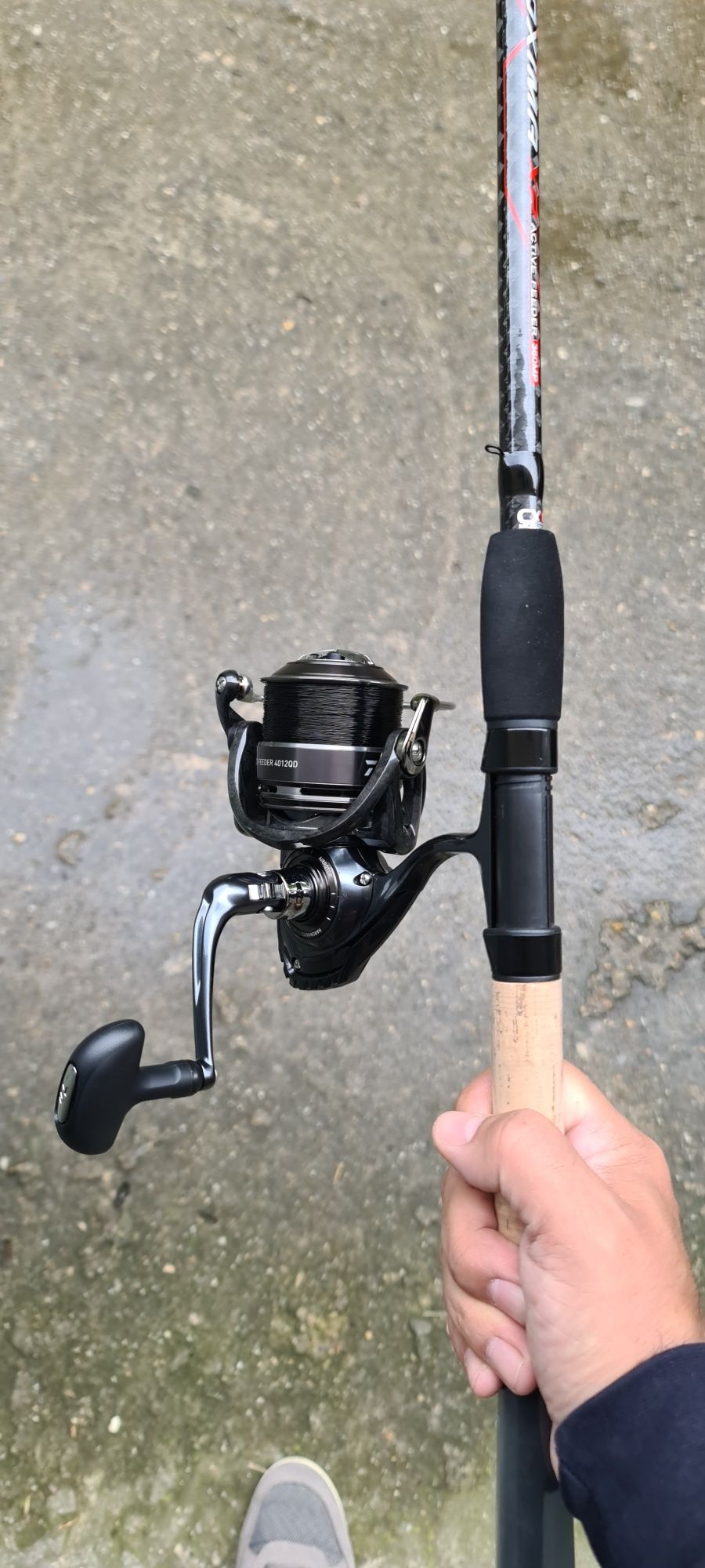 Lansete Trabuco Proxima cu mulinete Daiwa Td feeder