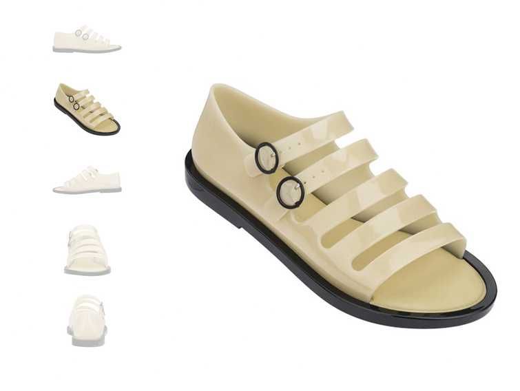 Сандали MELISSA BROADWAY beige/black 38