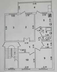 Продаётся 4-х комнатная квартира на Сергели 4