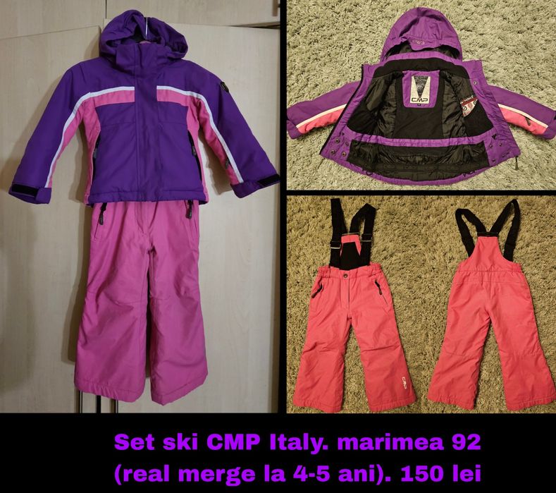 Set ski CMP pt fete 4-5 ani