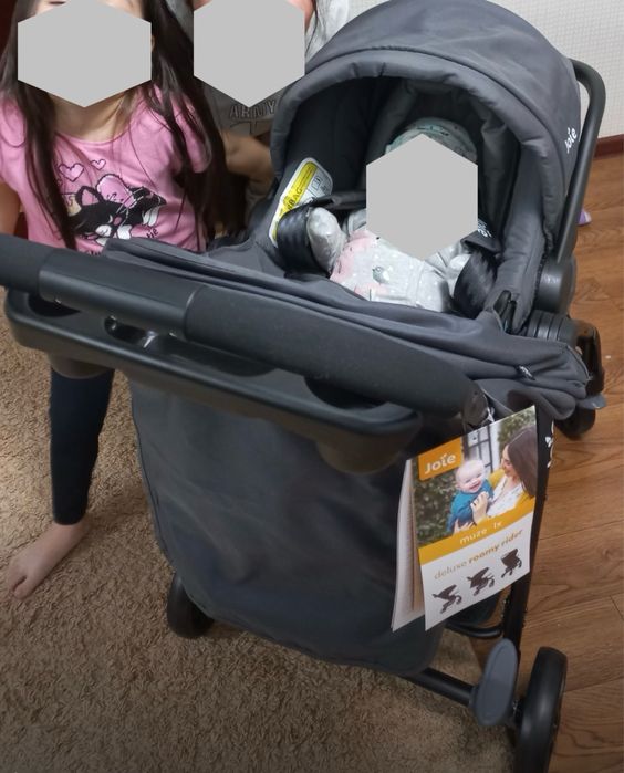 Продам коляску joie 2в1 коляска и автокресло