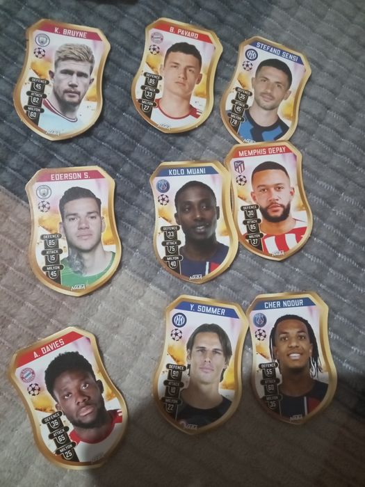 Карточки футболистов NABA