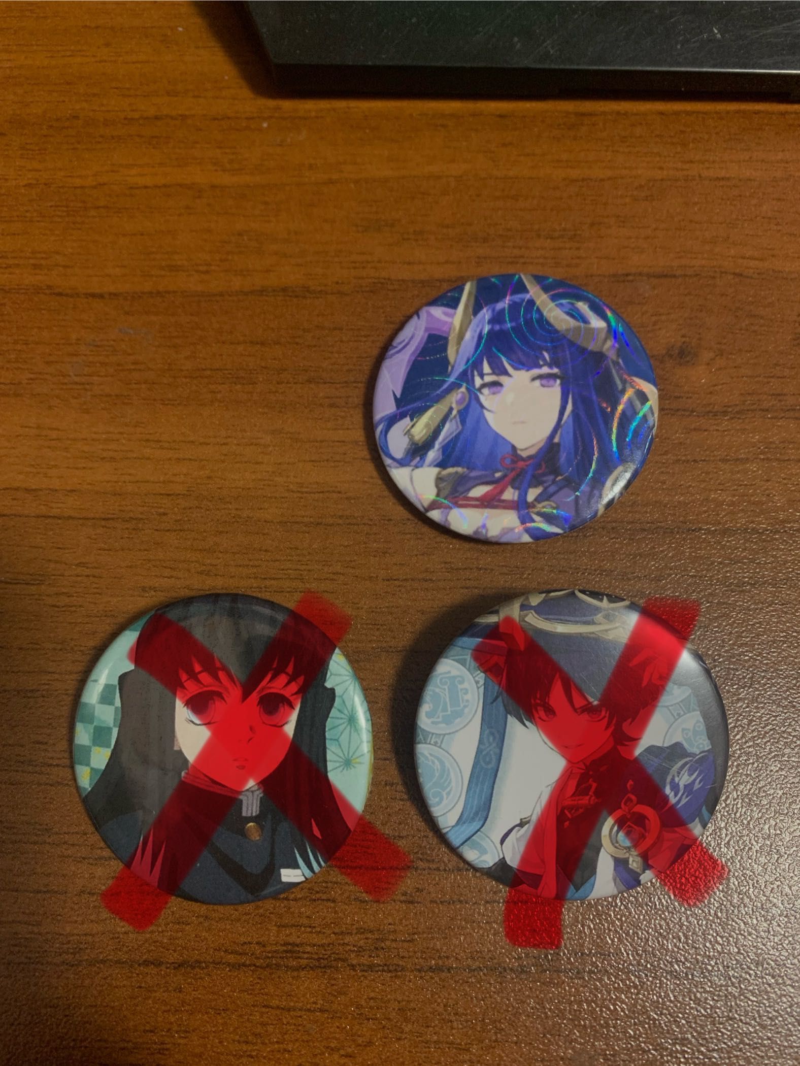 Аниме значки - различни размери -Date a live, Genshin impact,Haikyuu
