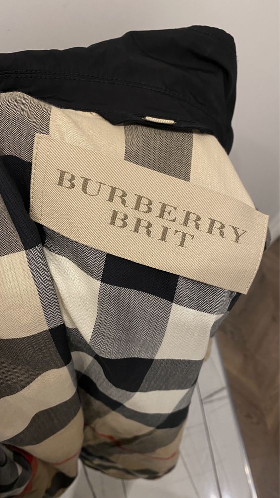 trench Burberry Brit size XL - negru