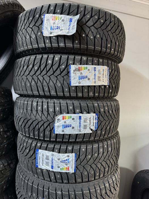Шины новые шипы 195/65 R15 зима покрышки резина колеса донгелек