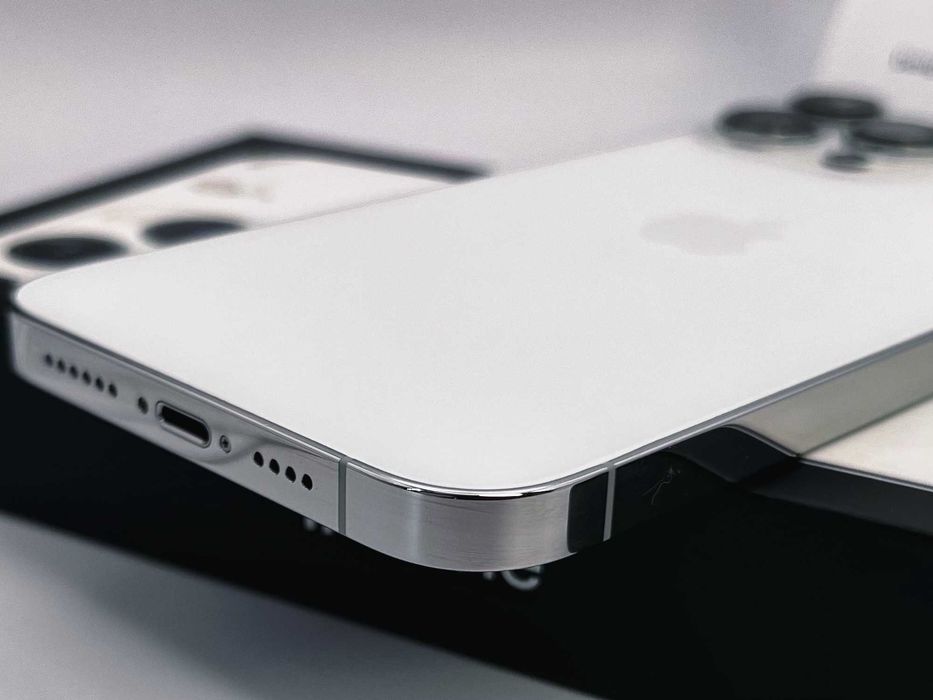iPhone 13 PRO MAX, 256GB, Silver, 100% батерия, КАТО НОВ, ГАРАНЦИЯ!